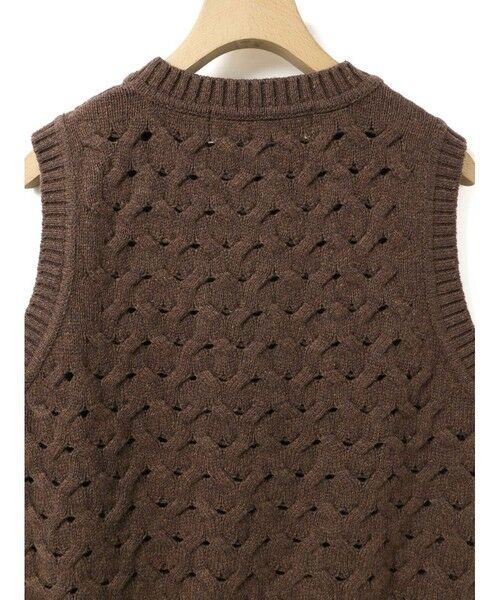 MidiUmi / ミディウミ ベスト | MidiUmi ショート編みパターンベスト | 詳細15