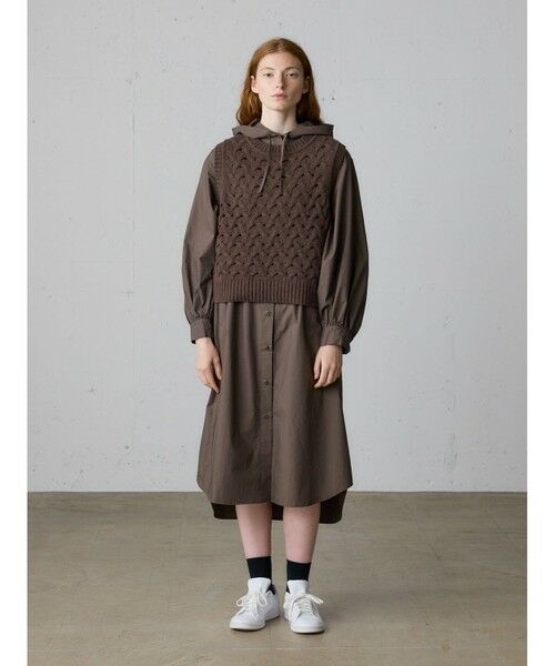 MidiUmi / ミディウミ ベスト | MidiUmi ショート編みパターンベスト | 詳細7