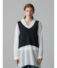 MidiUmi / ミディウミ ベスト | MidiUmi パイルボアニットベスト