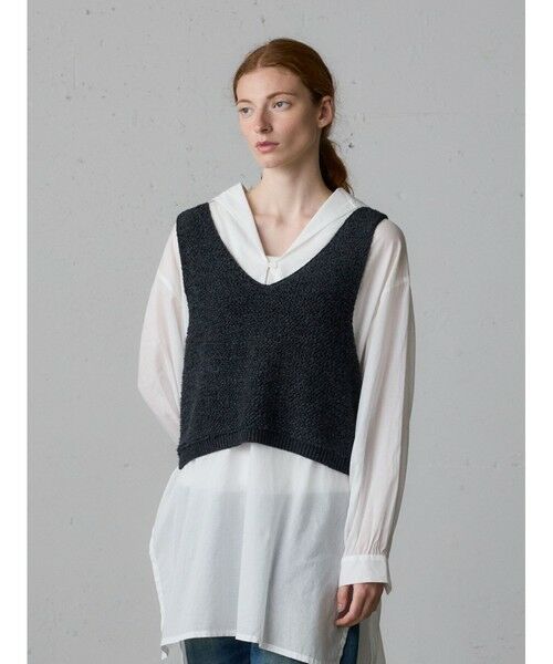 MidiUmi / ミディウミ ベスト | MidiUmi パイルボアニットベスト | 詳細11