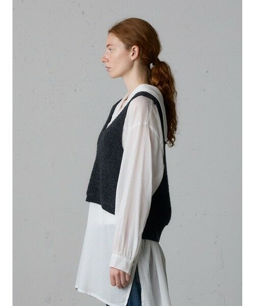 MidiUmi / ミディウミ ベスト | MidiUmi パイルボアニットベスト | 詳細12