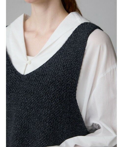 MidiUmi / ミディウミ ベスト | MidiUmi パイルボアニットベスト | 詳細14