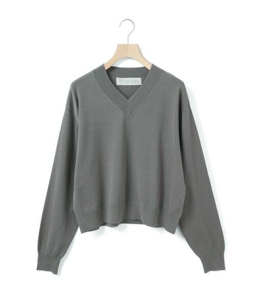 MidiUmi / ミディウミ ニット・セーター | MidiUmi Vネックニットプルオーバー | 詳細9