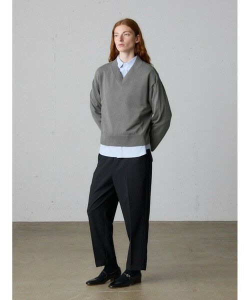 MidiUmi / ミディウミ ニット・セーター | MidiUmi Vネックニットプルオーバー | 詳細16
