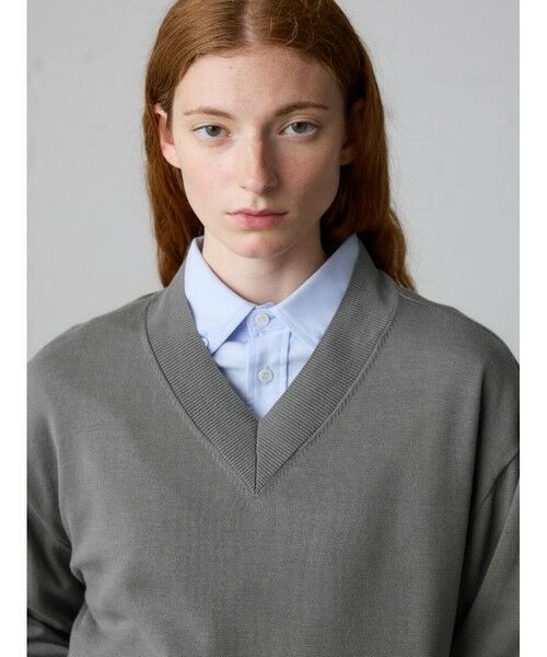 MidiUmi / ミディウミ ニット・セーター | MidiUmi Vネックニットプルオーバー | 詳細14