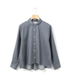MidiUmi / ミディウミ シャツ・ブラウス | MidiUmi ドット柄ダッチカラーシャツ