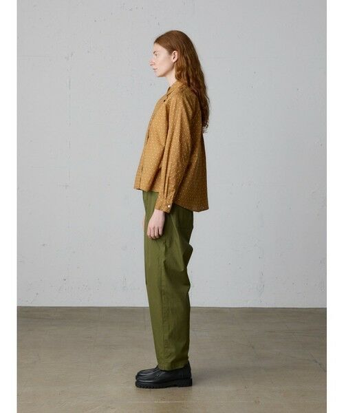 MidiUmi / ミディウミ シャツ・ブラウス | MidiUmi ドット柄ダッチカラーシャツ | 詳細9