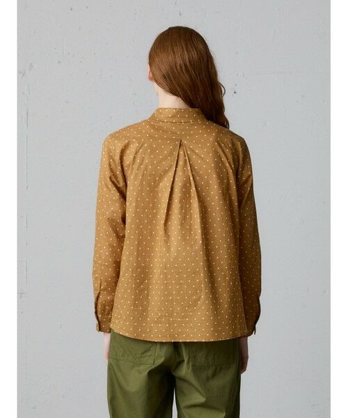 MidiUmi / ミディウミ シャツ・ブラウス | MidiUmi ドット柄ダッチカラーシャツ | 詳細5