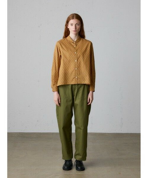 MidiUmi / ミディウミ シャツ・ブラウス | MidiUmi ドット柄ダッチカラーシャツ | 詳細7