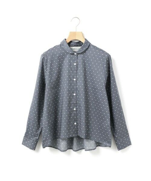 mizuiroind MIDIUMI ドットブラウス MARcourt｜MidiUmi ドット柄ダッチカラーシャツ | Rakuten