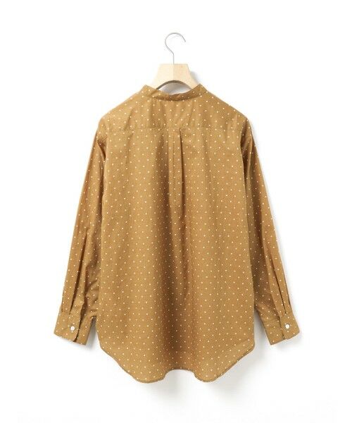 MidiUmi / ミディウミ シャツ・ブラウス | MidiUmi ドット柄バンドカラーシャツ | 詳細5