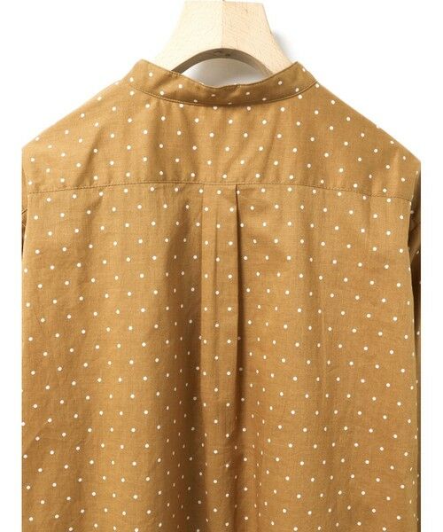 MidiUmi / ミディウミ シャツ・ブラウス | MidiUmi ドット柄バンドカラーシャツ | 詳細6