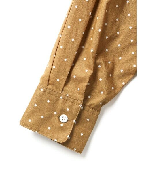 MidiUmi / ミディウミ シャツ・ブラウス | MidiUmi ドット柄バンドカラーシャツ | 詳細7