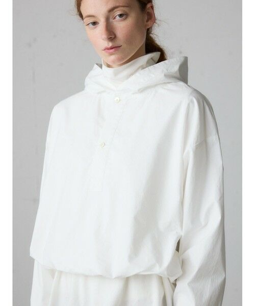 MidiUmi / ミディウミ シャツ・ブラウス | MidiUmi フード付きプルオーバーシャツ | 詳細6