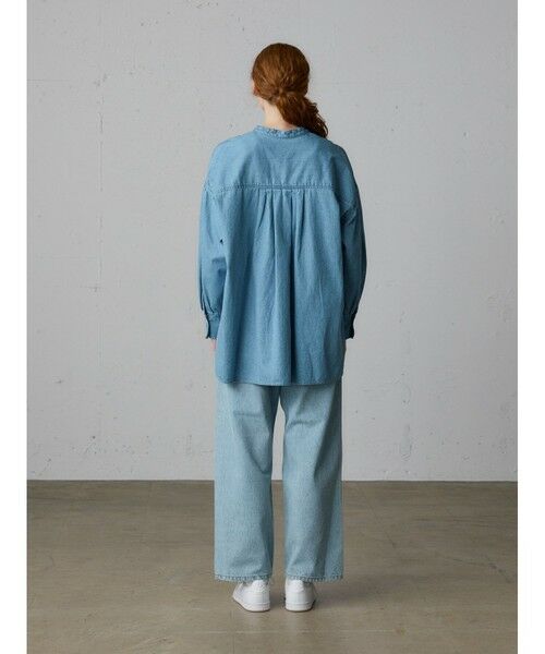 MidiUmi / ミディウミ シャツ・ブラウス | MidiUmi タックスリーブデニムシャツ | 詳細10