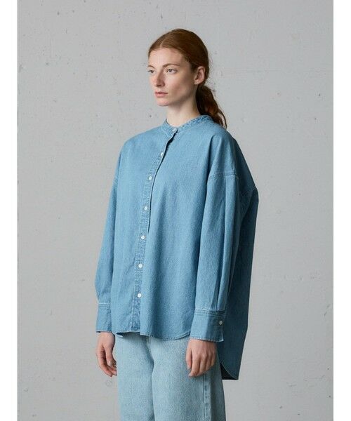 MidiUmi / ミディウミ シャツ・ブラウス | MidiUmi タックスリーブデニムシャツ | 詳細3