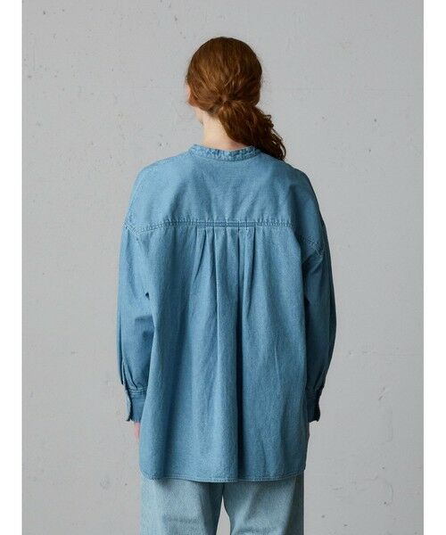 MidiUmi / ミディウミ シャツ・ブラウス | MidiUmi タックスリーブデニムシャツ | 詳細5