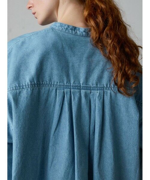 MidiUmi / ミディウミ シャツ・ブラウス | MidiUmi タックスリーブデニムシャツ | 詳細6