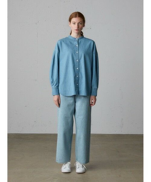 MidiUmi / ミディウミ シャツ・ブラウス | MidiUmi タックスリーブデニムシャツ | 詳細7