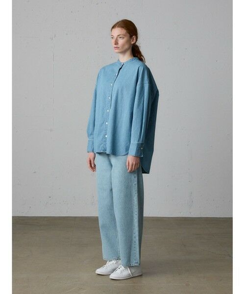 MidiUmi / ミディウミ シャツ・ブラウス | MidiUmi タックスリーブデニムシャツ | 詳細8