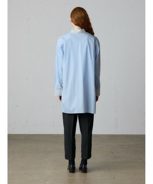MidiUmi / ミディウミ シャツ・ブラウス | MidiUmi TWO&MOREストライプシャツ | 詳細9