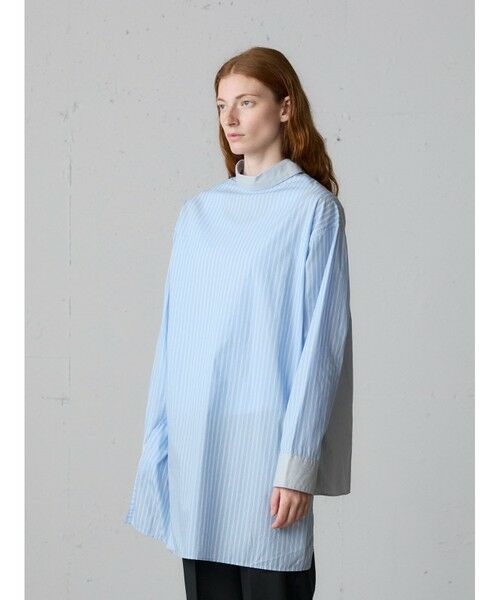 MidiUmi / ミディウミ シャツ・ブラウス | MidiUmi TWO&MOREストライプシャツ | 詳細11