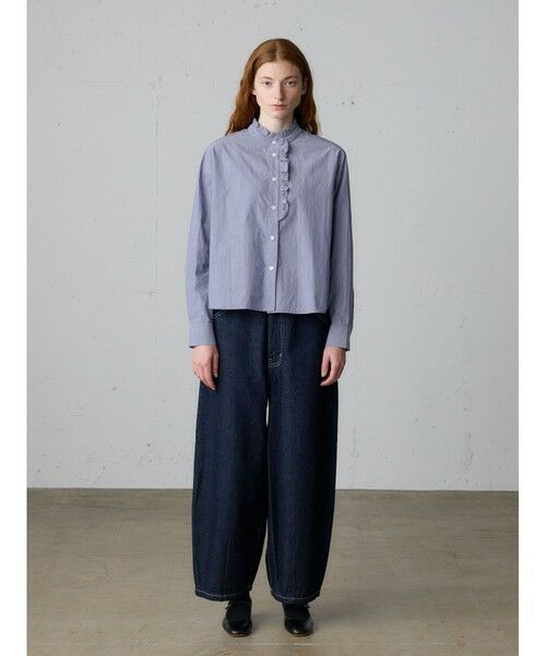 MidiUmi / ミディウミ シャツ・ブラウス | MidiUmi フロントハーフフリルシャツ | 詳細7