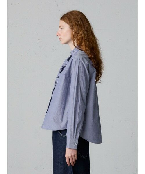 MidiUmi / ミディウミ シャツ・ブラウス | MidiUmi フロントハーフフリルシャツ | 詳細4