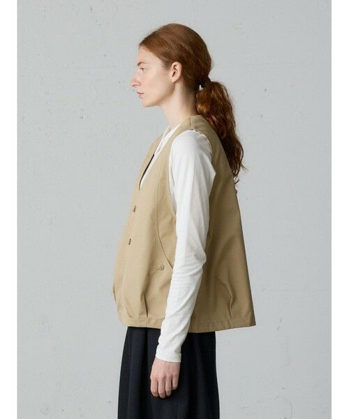 MidiUmi / ミディウミ ベスト | MidiUmi コクーン型ワークベスト | 詳細9