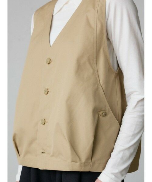 MidiUmi / ミディウミ ベスト | MidiUmi コクーン型ワークベスト | 詳細11