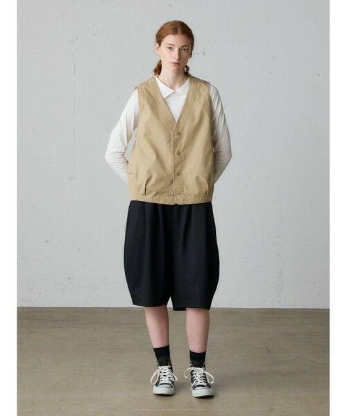 MidiUmi / ミディウミ ベスト | MidiUmi コクーン型ワークベスト | 詳細12