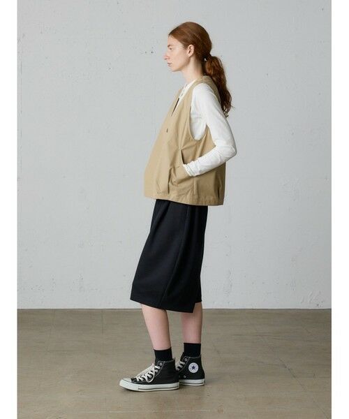 MidiUmi / ミディウミ ベスト | MidiUmi コクーン型ワークベスト | 詳細14