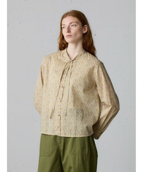 MidiUmi / ミディウミ シャツ・ブラウス | MidiUmi リバティボウタイシャツ | 詳細10