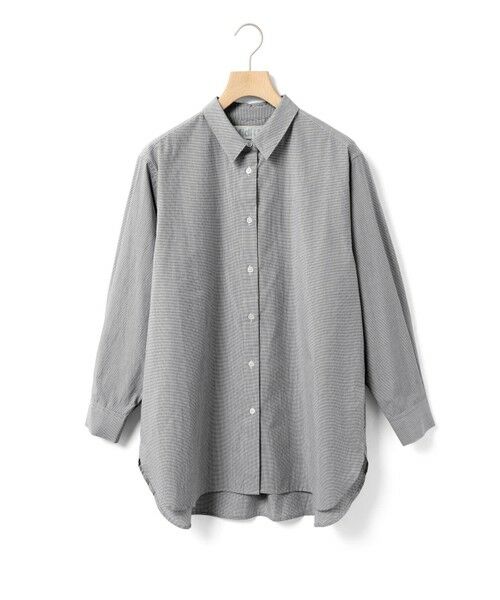 MidiUmi / ミディウミ シャツ・ブラウス | MidiUmi パターンワイドロングシャツ | 詳細9