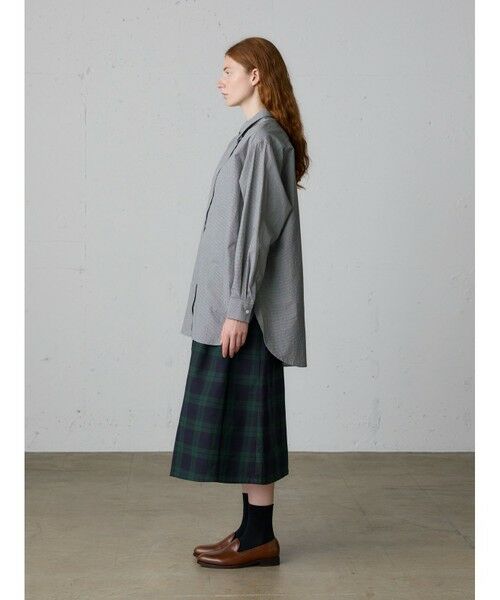 MidiUmi / ミディウミ シャツ・ブラウス | MidiUmi パターンワイドロングシャツ | 詳細16