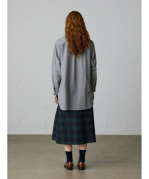 MidiUmi / ミディウミ シャツ・ブラウス | MidiUmi パターンワイドロングシャツ | 詳細17