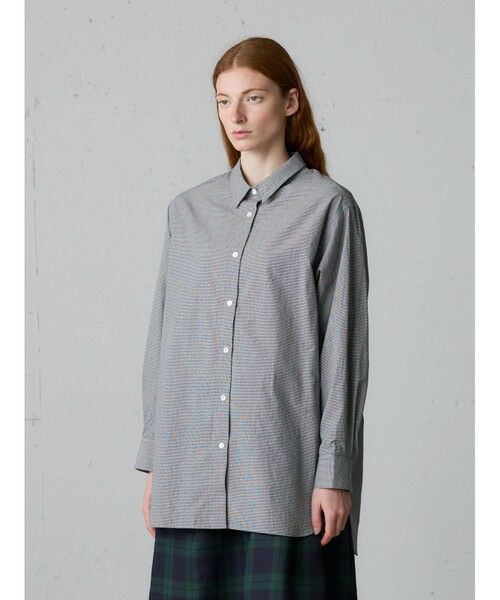 MidiUmi / ミディウミ シャツ・ブラウス | MidiUmi パターンワイドロングシャツ | 詳細11