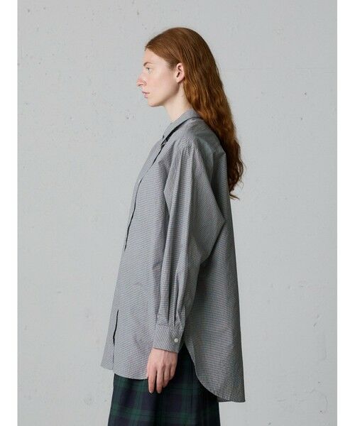 MidiUmi / ミディウミ シャツ・ブラウス | MidiUmi パターンワイドロングシャツ | 詳細12