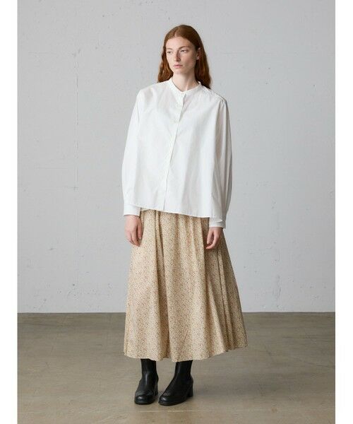 MidiUmi / ミディウミ シャツ・ブラウス | MidiUmi Aラインバンドカラーシャツ | 詳細9