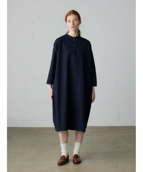 MidiUmi/ミディウミ MidiUmi HOME スキッパーワンピース ネイビー(color77) FREE MidiUmi/ミディウミ MidiUmi HOME スキッパーワンピース ネイビー(color77) FREE