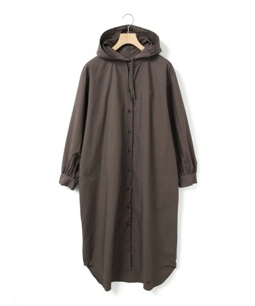 MidiUmi / ミディウミ ロング・マキシ丈ワンピース | MidiUmi フード付きシャツワンピース | 詳細2