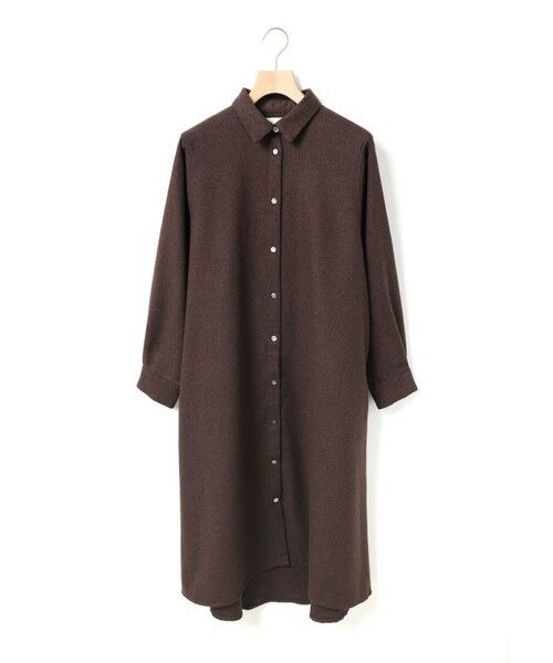MidiUmi / ミディウミ ロング・マキシ丈ワンピース | MidiUmi コートワンピース(ブラウン(color44))