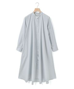 MidiUmi / ミディウミ ロング・マキシ丈ワンピース | MidiUmi Aラインバンドカラーシャツワンピース