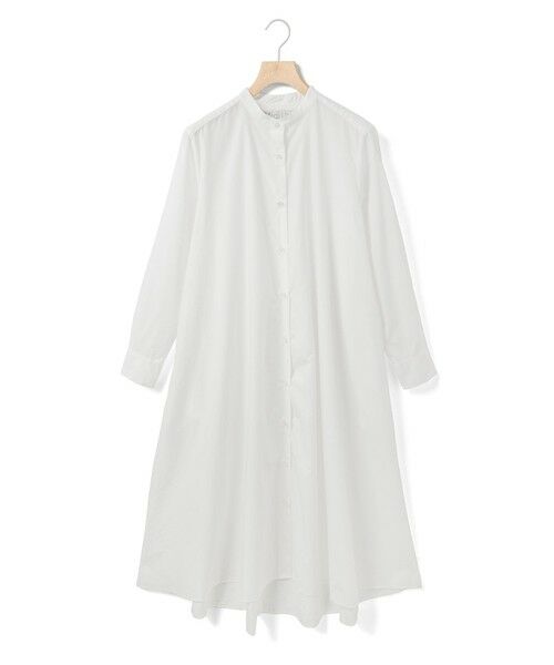 MidiUmi / ミディウミ ロング・マキシ丈ワンピース | MidiUmi Aラインバンドカラーシャツワンピース | 詳細5