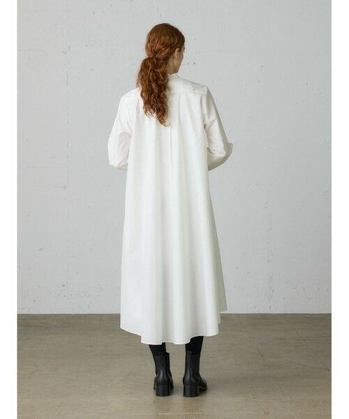 MidiUmi / ミディウミ ロング・マキシ丈ワンピース | MidiUmi Aラインバンドカラーシャツワンピース | 詳細9