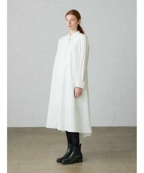 MidiUmi / ミディウミ ロング・マキシ丈ワンピース | MidiUmi Aラインバンドカラーシャツワンピース | 詳細7