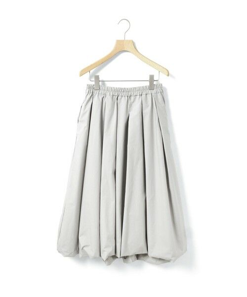 MidiUmi / ミディウミ ミニ・ひざ丈スカート | MidiUmi バルーンスカート(ライトグレー(color90))