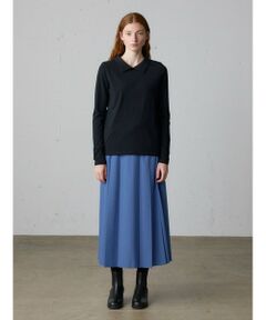 MidiUmi / ミディウミ ミニ・ひざ丈スカート | MidiUmi カラープリーツスカート