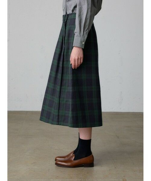 MidiUmi / ミディウミ ミニ・ひざ丈スカート | MidiUmi チェックタックスカート | 詳細8