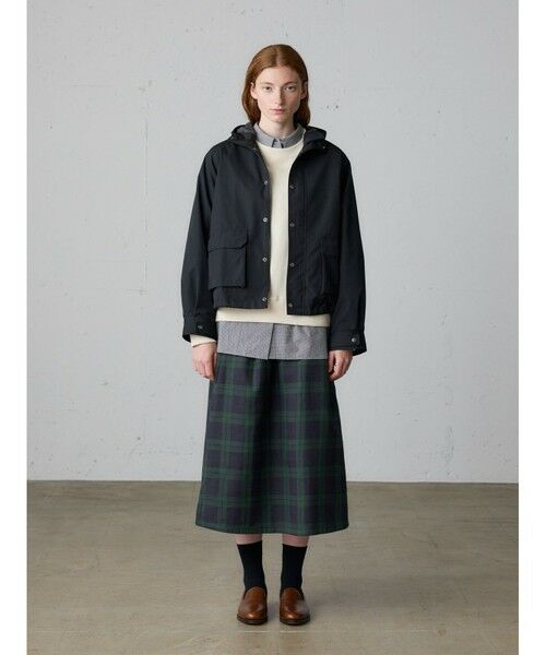 MidiUmi / ミディウミ ミニ・ひざ丈スカート | MidiUmi チェックタックスカート | 詳細12